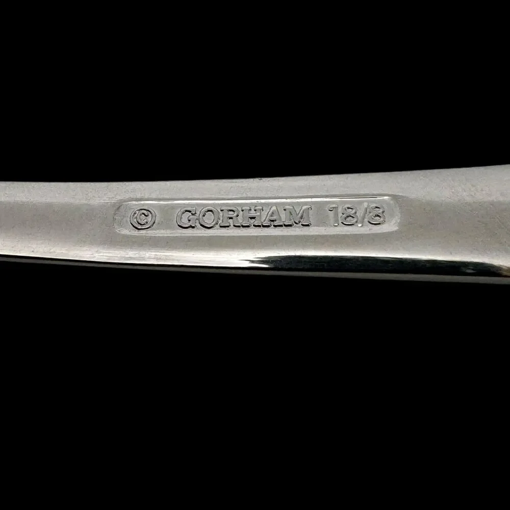 Gorham Stephanie‎ Frosted Hostess Set Meat Fork Gravy Ladle Pierced Tablespoon